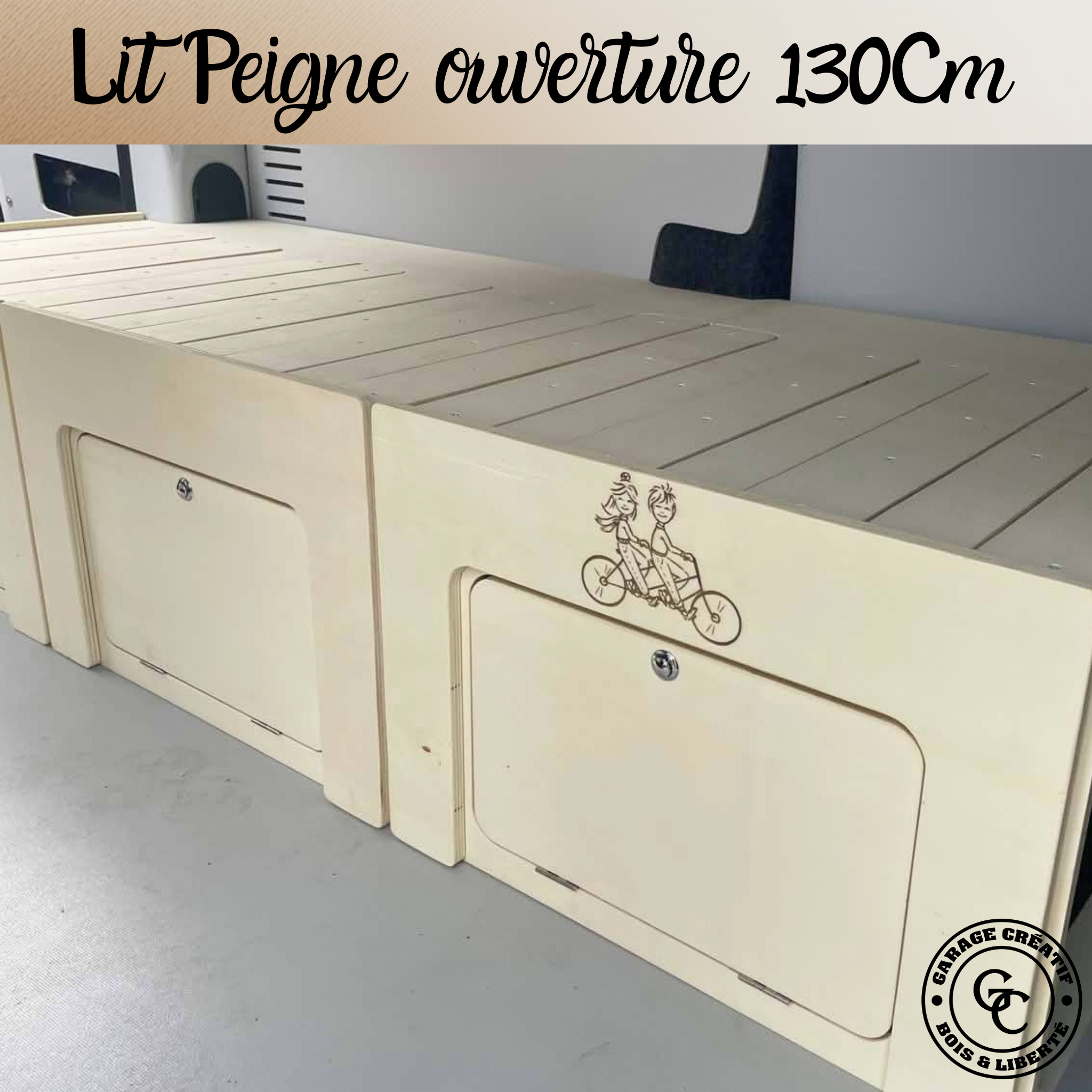 Nos lits peigne en 130