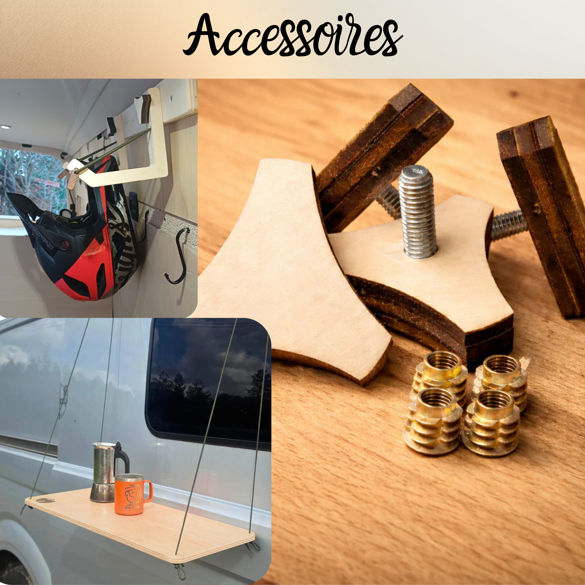 Nos accessoires van aménager