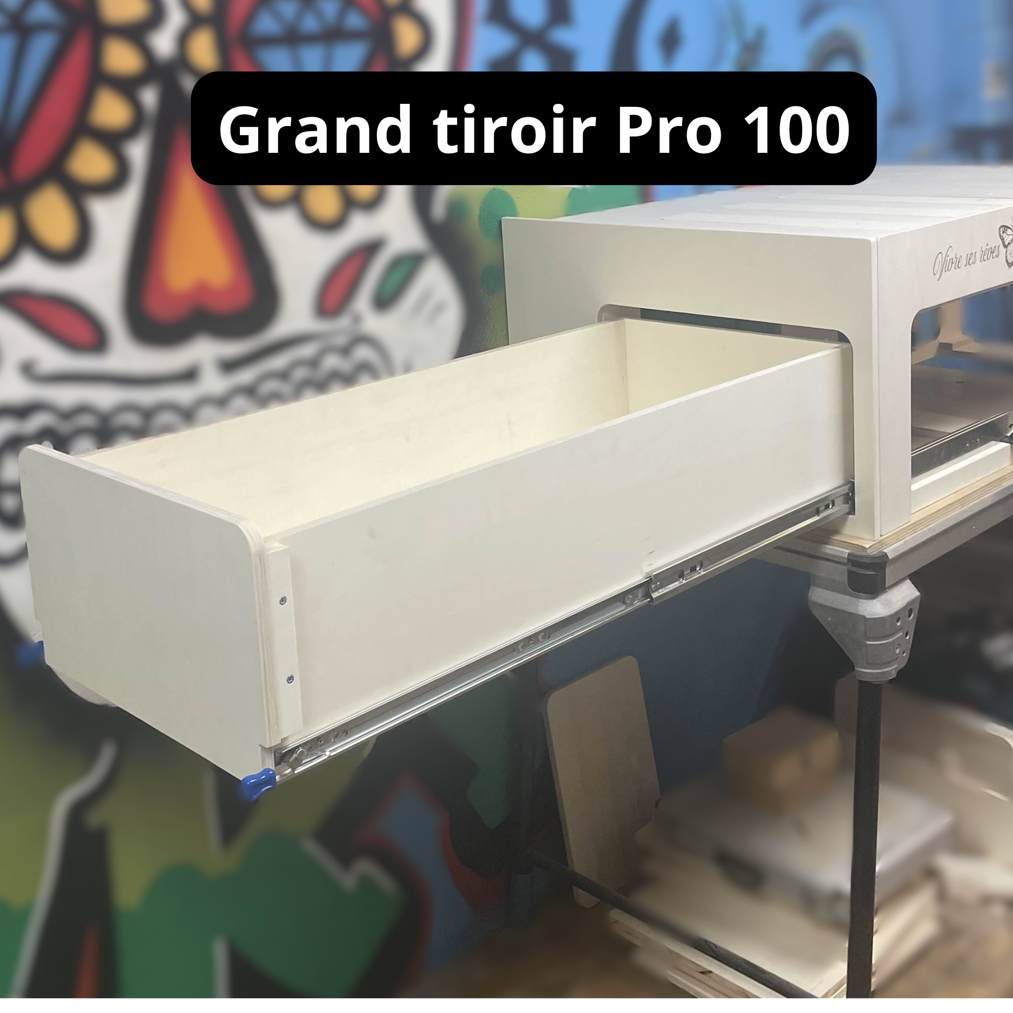 Lit peigne en bois pour van aménagé Modulaire & rangement L140cm