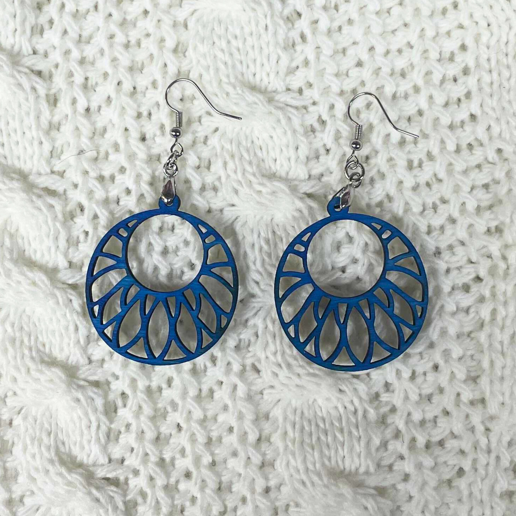 Boucles d'oreilles en bois