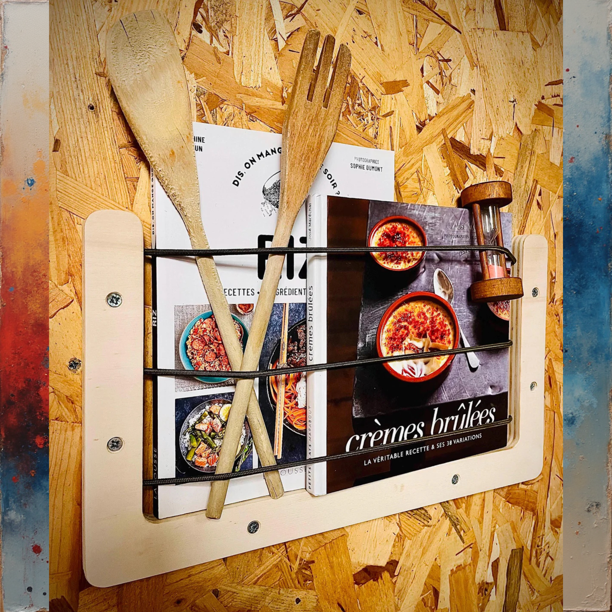 Vide-poche mural en bois pour Van - Rangement sécurisé