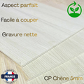 Contreplaqué Chêne qualité laser 5mm Bois sélectionné pour gravure et découpe laser
