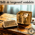 Boîte de rangement modulaire