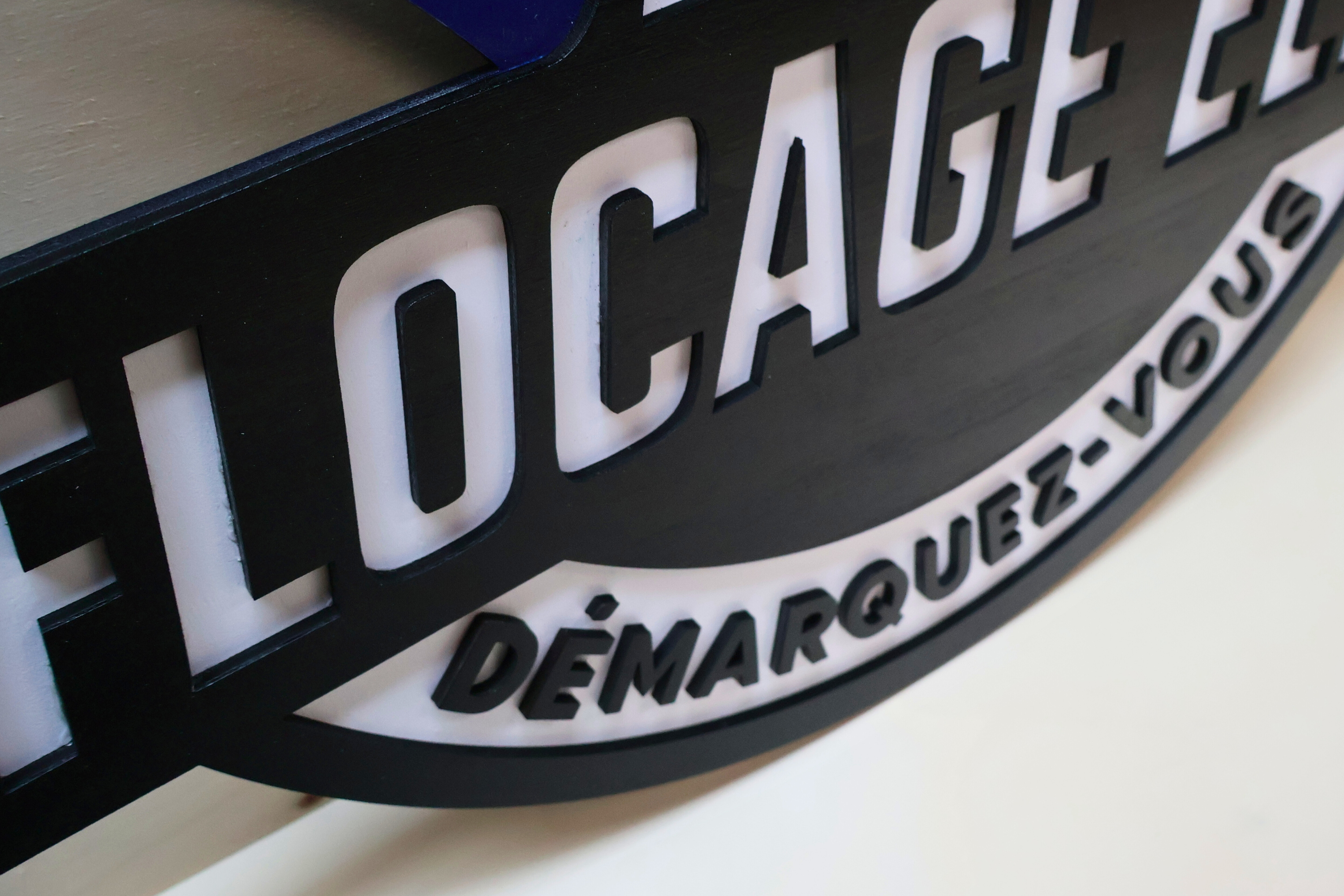 Custom wooden logo, business wall decoration, shop...