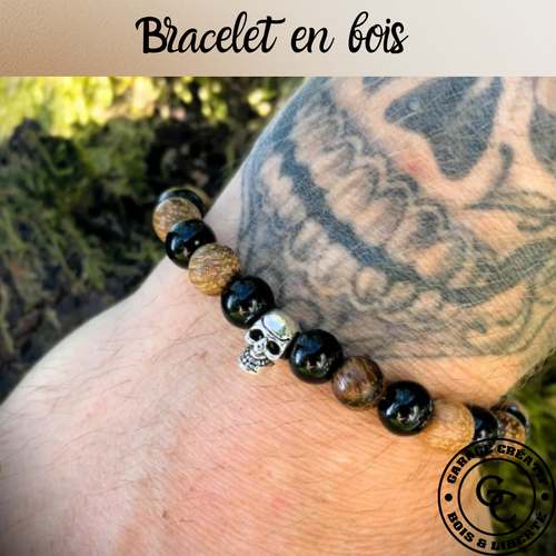 Bracelet en bois artisanal