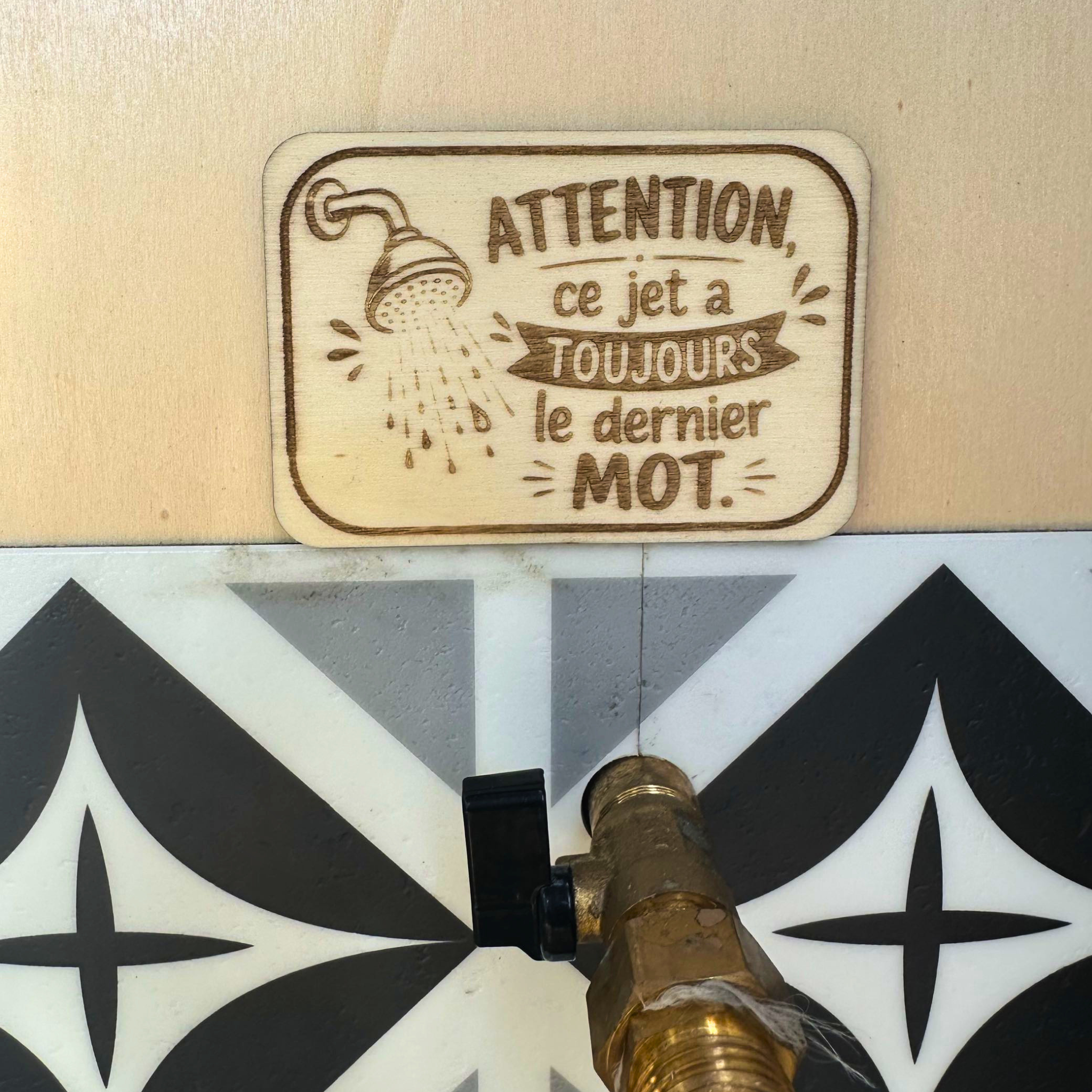 Pancarte personnalisée en bois – Gravure sur mesure – Peuplier 3 ou 5 mm