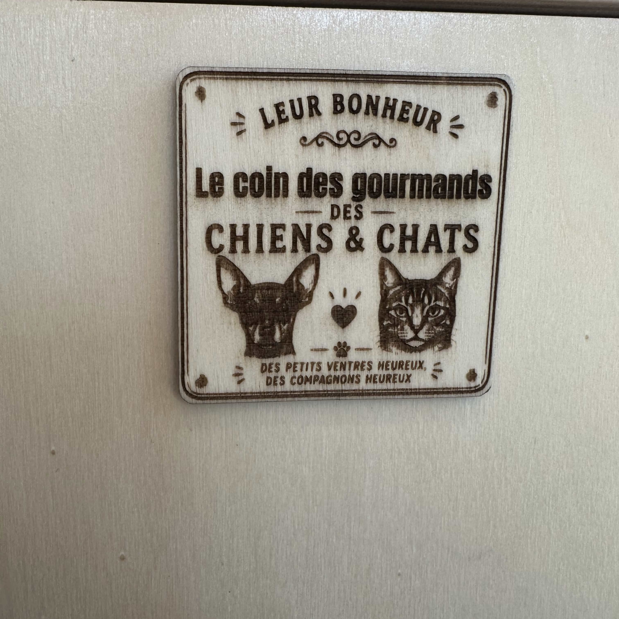 Pancarte personnalisée en bois – Gravure sur mesure – Peuplier 3 ou 5 mm