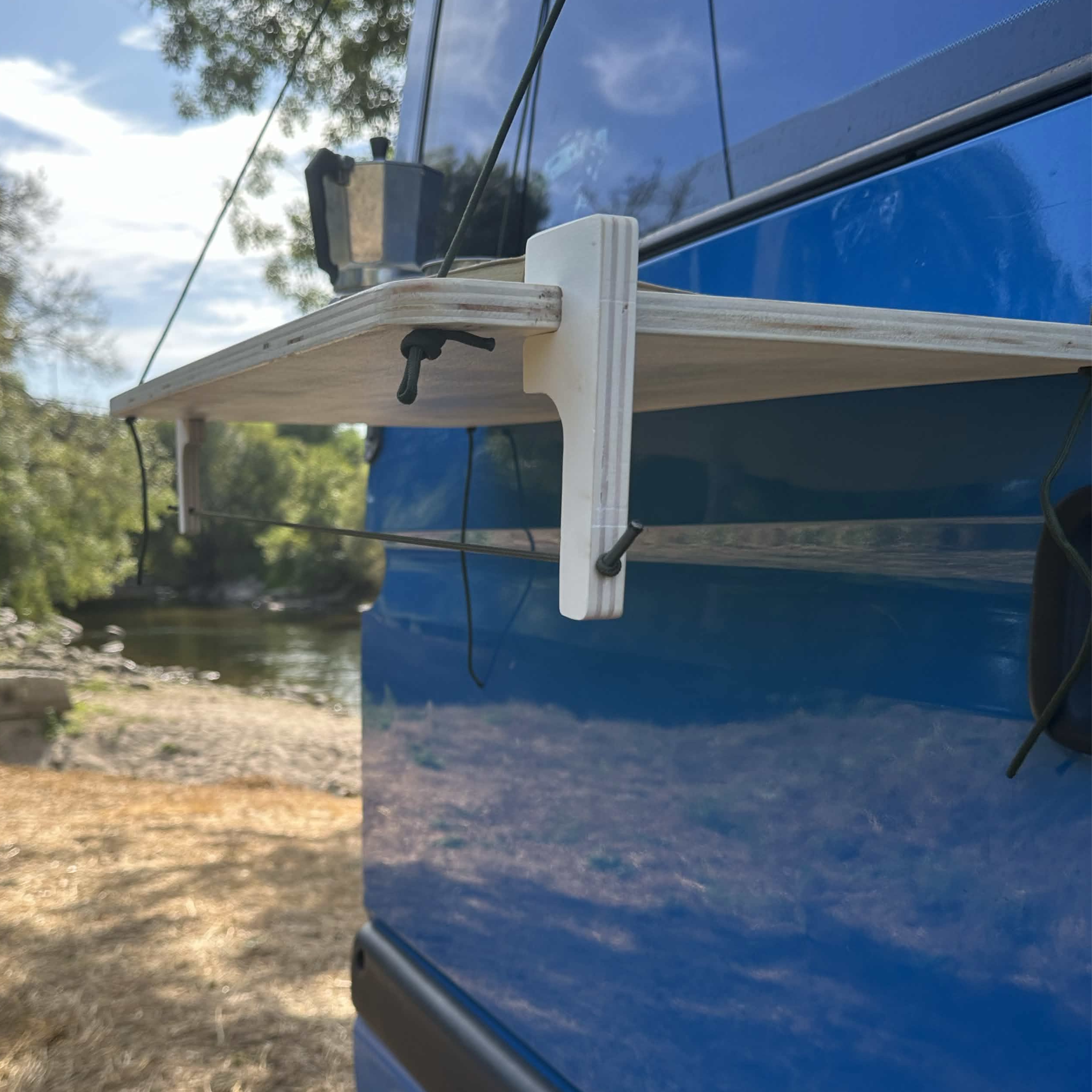 Support à linge pour tablette suspendue – Corde élastique