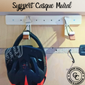 Support mural avec accroche a verrou  en bois. Fabrication artisanale