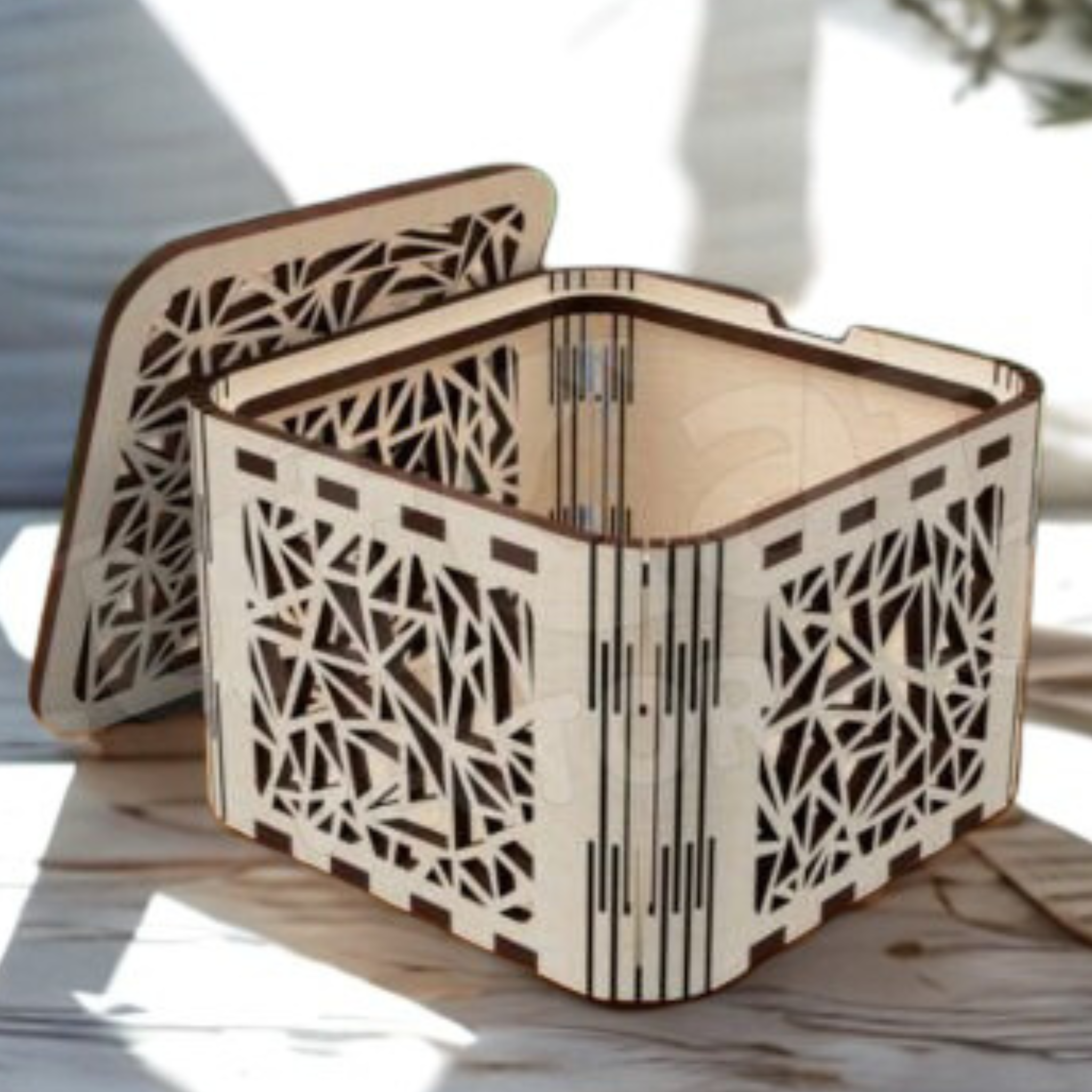 Boite en bois pour rangement maison. Fabrication artisanale fançaise