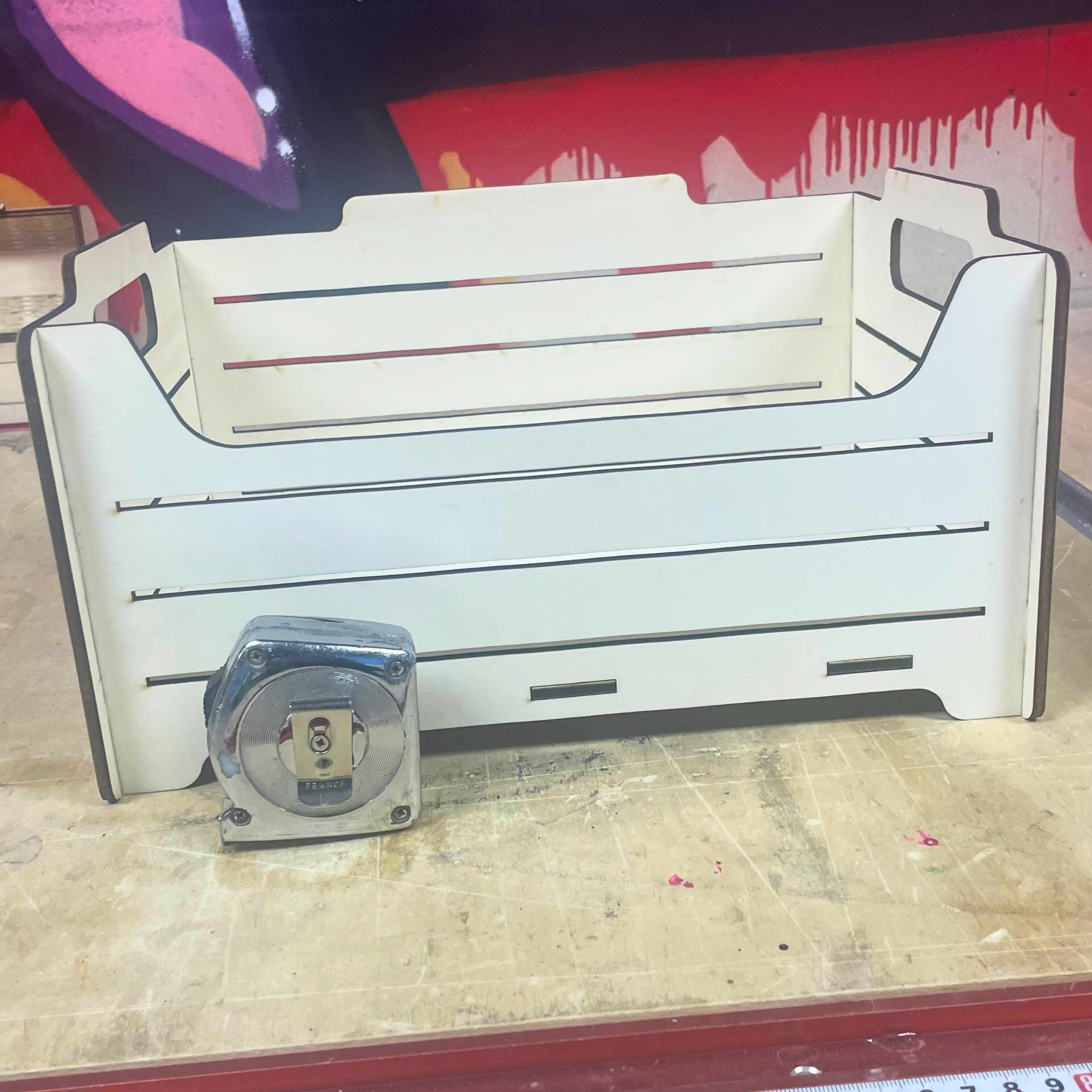 Caisses de rangement empilables. Fabrication artisanale en bois 