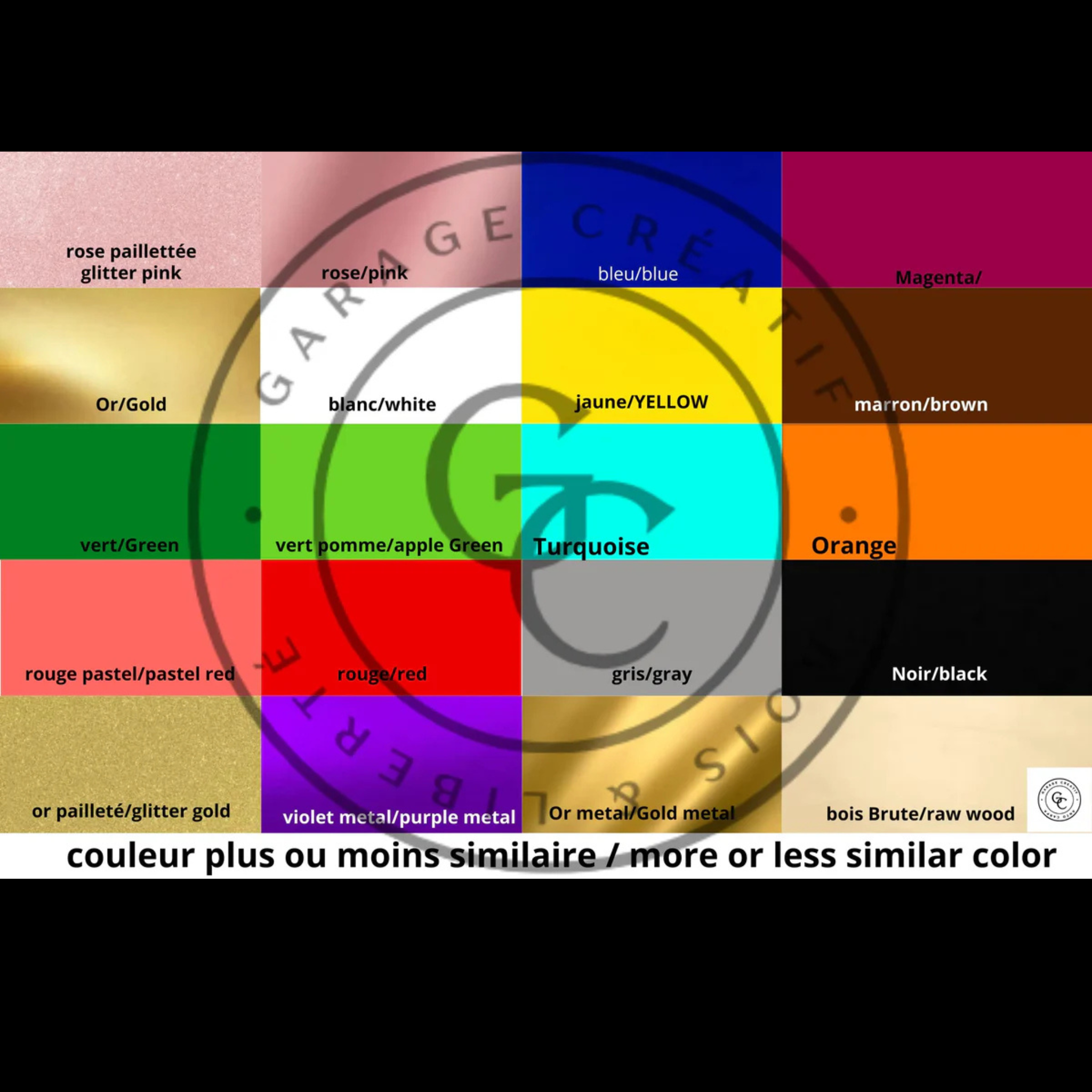 choix de couleur