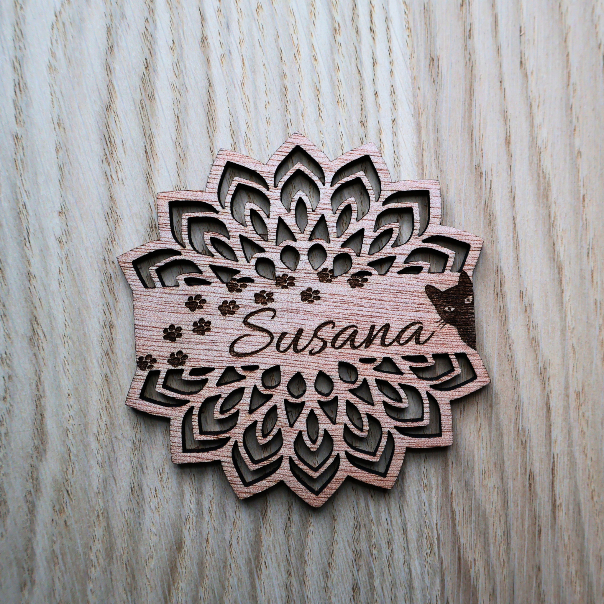 Autre variante dessous de verre mandala fleur de vie
