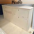 Meuble latéral van bois peuplier rangement fourgon aménagé