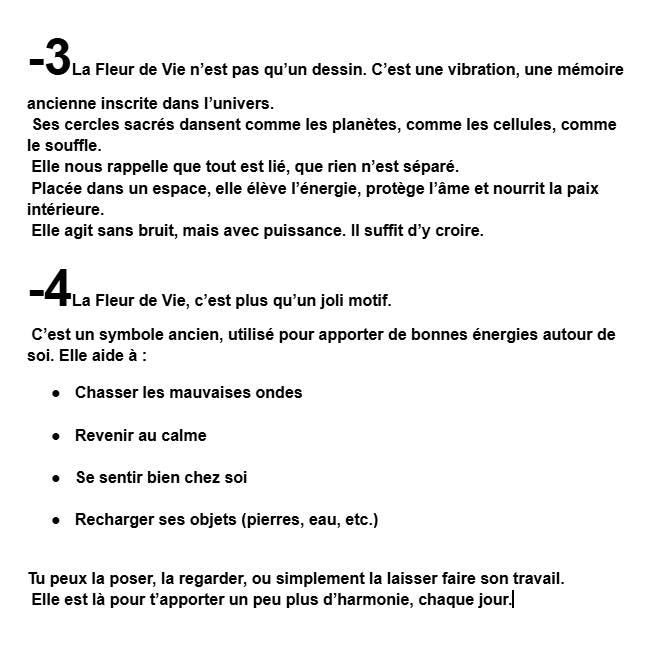 Porte-encens Fleur de Vie personnalisable avec gravure texte sur mesure