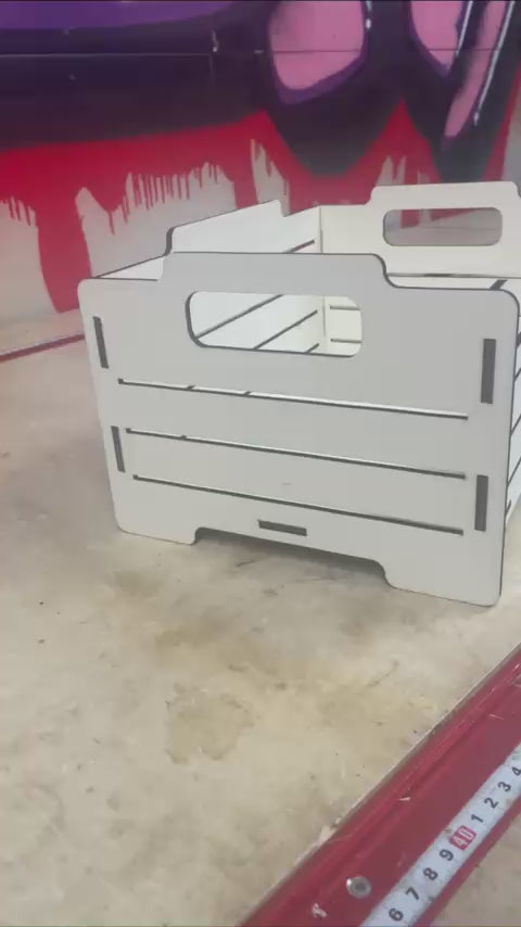 Caisse de Rangement Empilable en Bois - Spécial Van & Maison